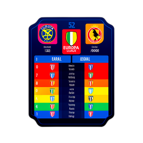 Representasi Abstrak Kedudukan Liga Europa