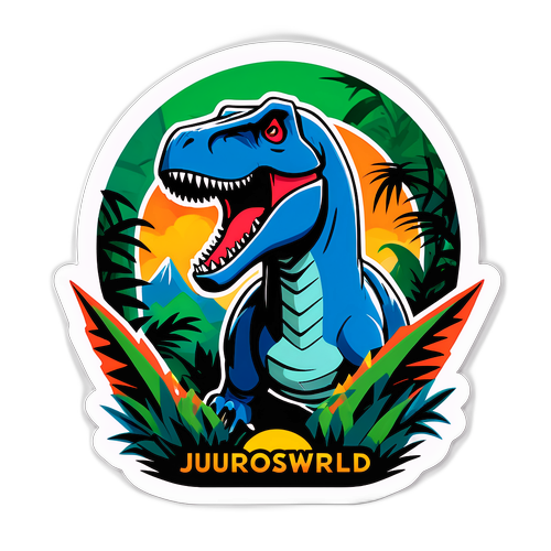Stiker Jurassic World Rebirth