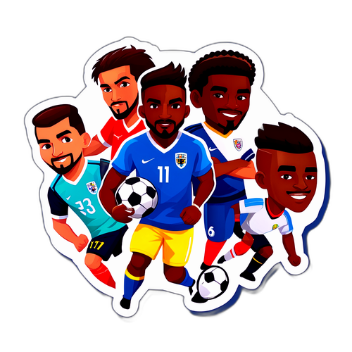 Fotbaliști din Diverse Naționalități