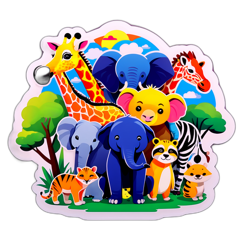 Speelse Dieren uit Pairi Daiza