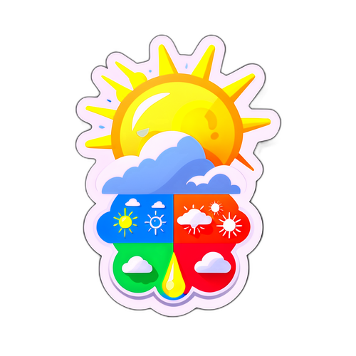每週天氣變化貼紙
