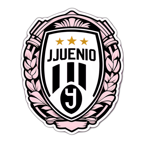 Thiết kế nhãn dán dynamic mang di sản Juventus và các yếu tố kiến trúc từ thành phố Turin