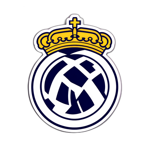 Sticker ya Real Madrid Isiyo na Mipaka