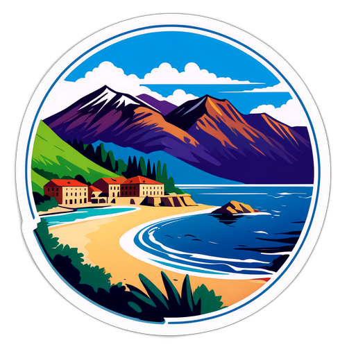 Gestaltung der montenegrinischen Küste