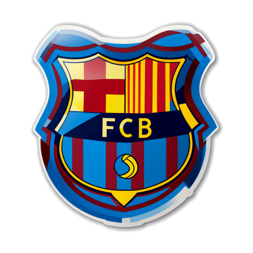 Adesivo Força Barça!