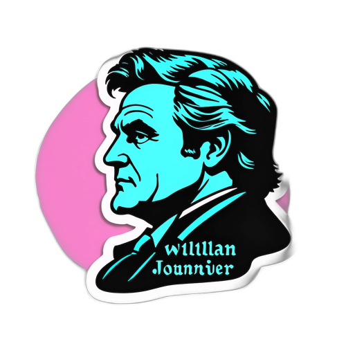 Silhueta de William Bonner com Citação sobre Jornalismo