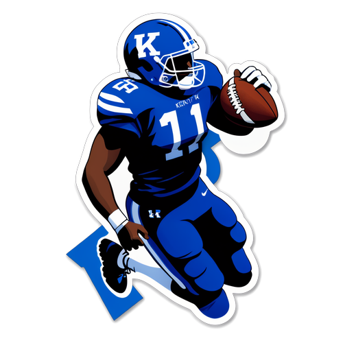 Unleash Your Team Spirit: The Must-Have Kentucky Football Sticker That Celebrates Every Touchdown!