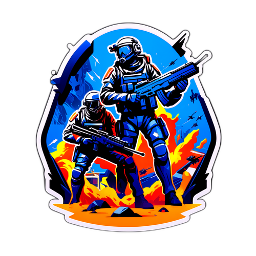 Fütüristik Savaş Alanı Grafik