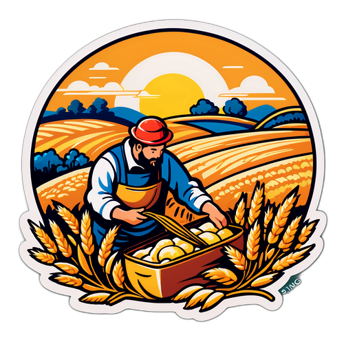 从农场到餐桌的麦子流程