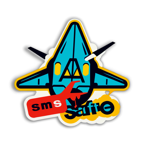 Stay Safe in the Skies Sticker