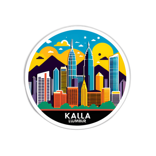 Kuala Lumpurs skyline under dagen