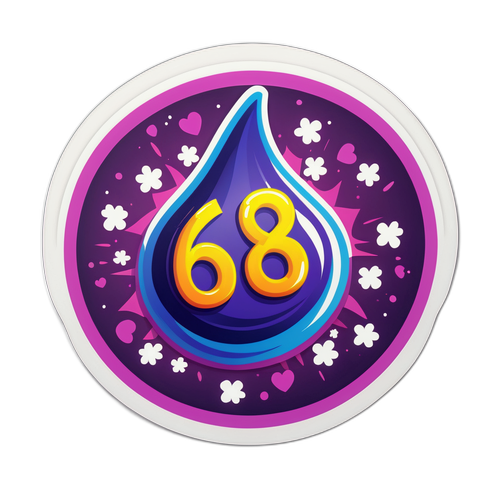 Adesivo Divertido com Lotaria