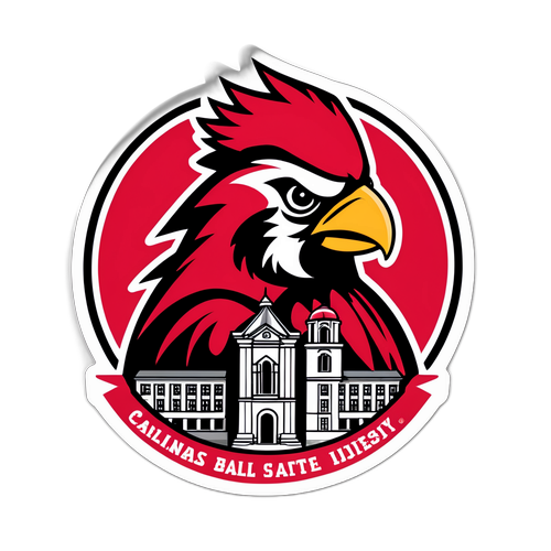 Ball State University Spirit Sticker