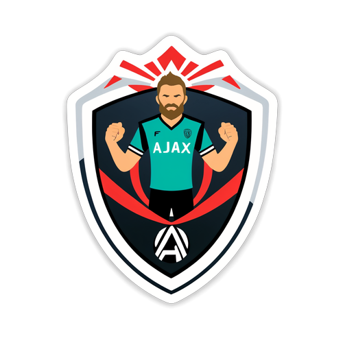 Ajax Logo Sticker 'Forza Ajax'