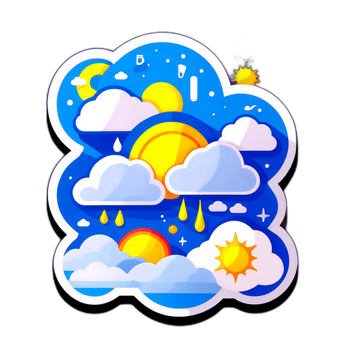 Sticker ya Utabiri wa Hali ya Hewa