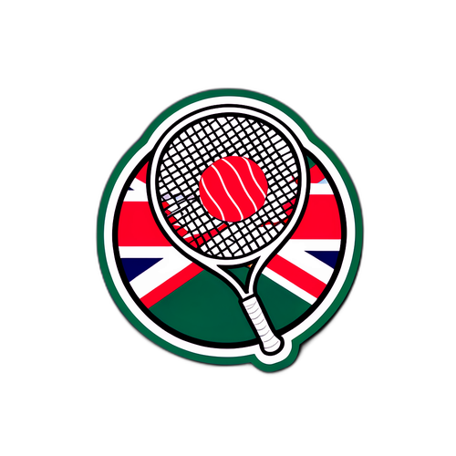 Klassischer Wimbledon-Aufkleber