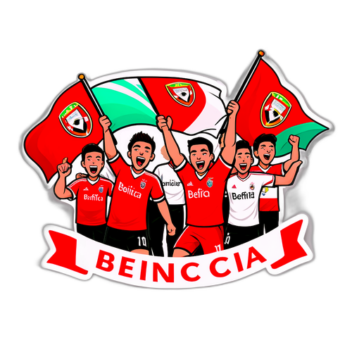 Entuziasmul fanilor Benfica