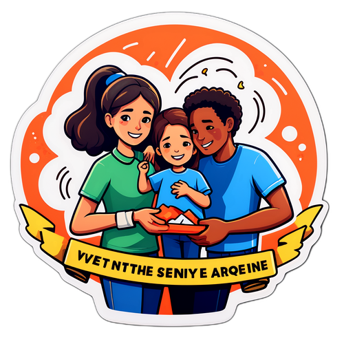 支持地震救援的贴纸