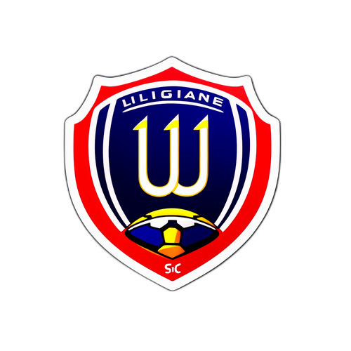 法甲球隊徽章設計貼紙