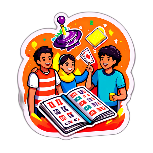 Arte Mega Sena 2909 com Caderno de Apostas e Cena de Celebração