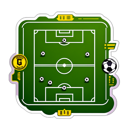 Sticker ya Mpira wa Miguu