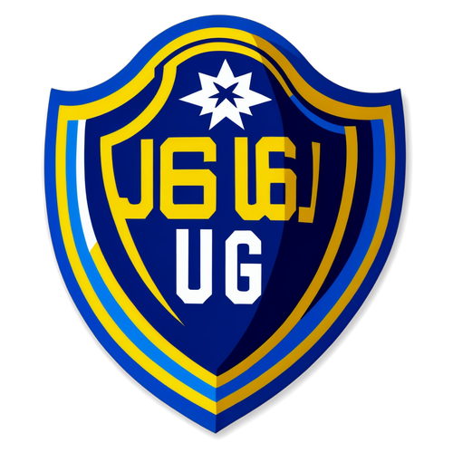 Diseño de sticker de Boca Juniors con su famoso escudo