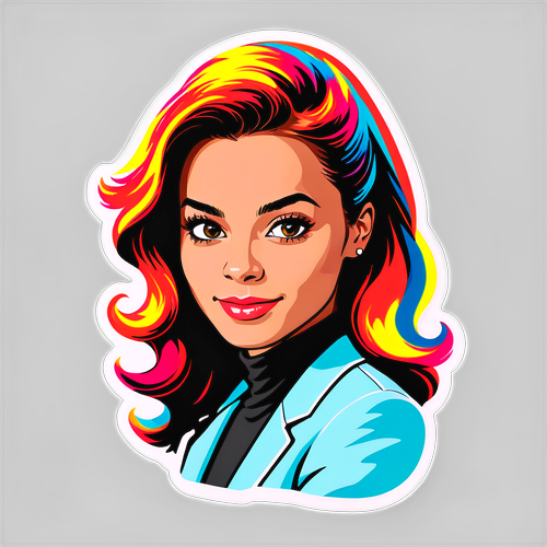 Sticker van Natassia Van Kerkvoorde
