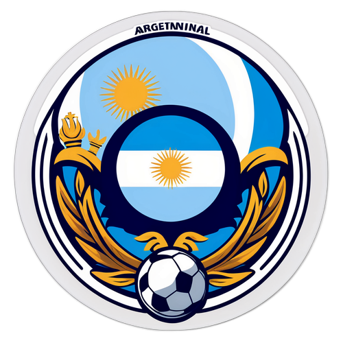 Argentijnse Voetbal Trots Sticker