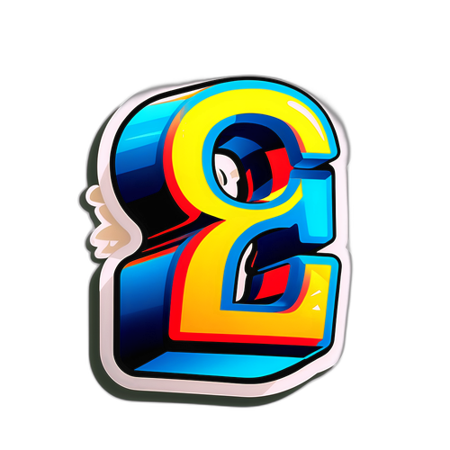 Thiết kế nhãn dán số 123b