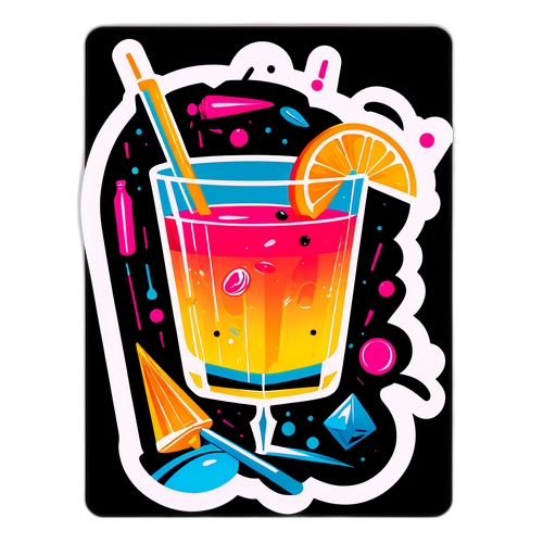 Färgglad James Bond-inspirerad cocktail