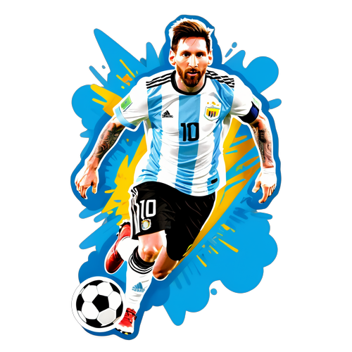 Uforglemmelig Fest! Messi i Dristige Farger: Støtt Argentina i Copa America!