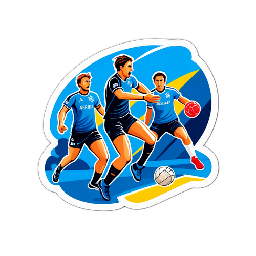 Actionfyldt Håndboldkamp