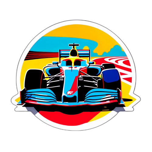 F1カーのサーキットレースデザイン