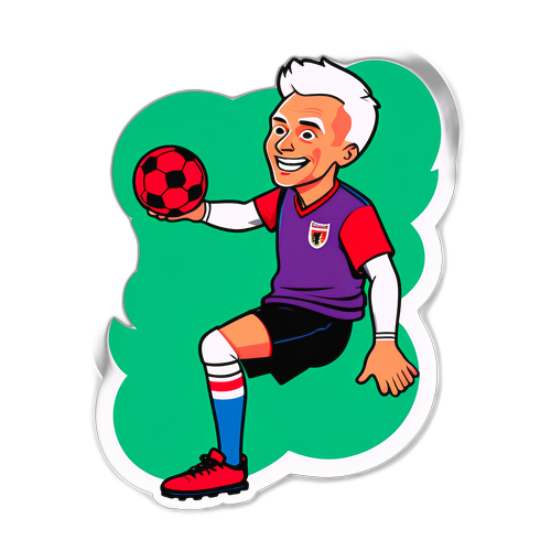 Kichupa cha Kicheko cha Lennart Karl akijonglea MPIRA