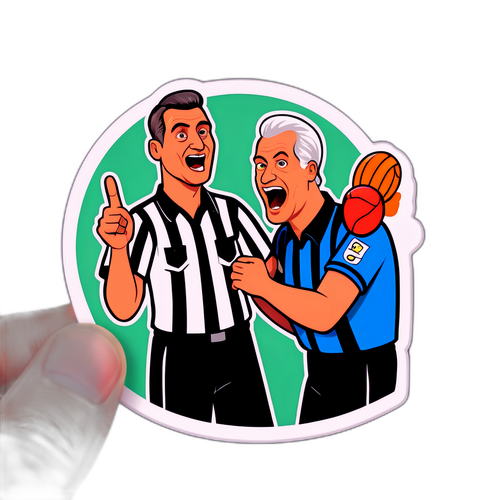 Referees en Acción con Toque Humorístico
