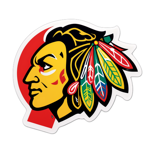 Chicago Blackhawks Logo Sticker