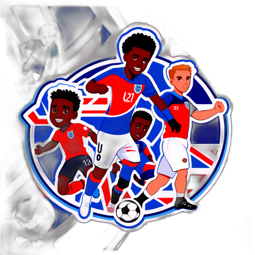 Stiker Patriotik England U21