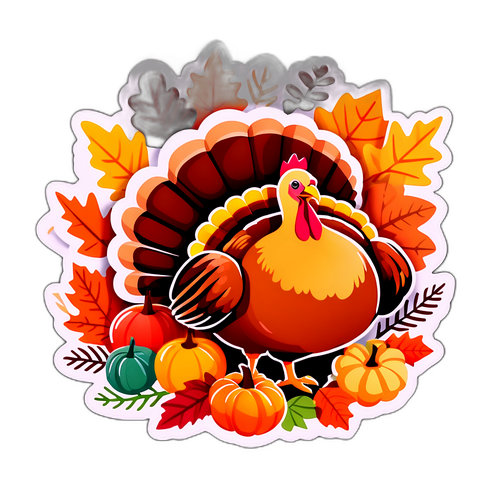 Maligayang Pasasalamat Sticker Design 2025