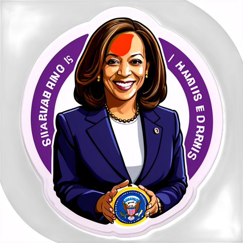 Kamala Harris: Isang Inspirasyong Sticker na Mag-uudyok sa Lahat na Makilahok!