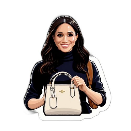 Meghan Markle elegáns táskája