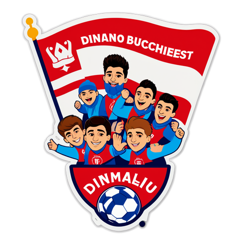 Nu ratați! Stickerul Distractiv cu Dinamo București Care Îți Va Încânta Inima!