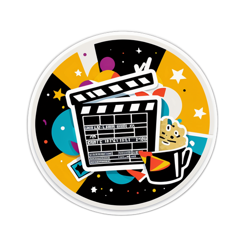 Filmstaden Collage Klistermärke