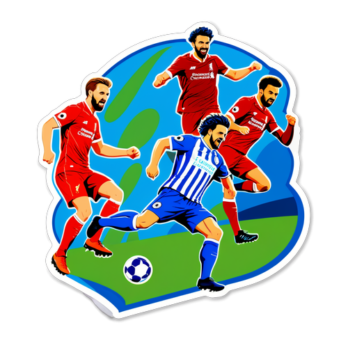 Sticker ya Mchezo wa Brighton vs Liverpool