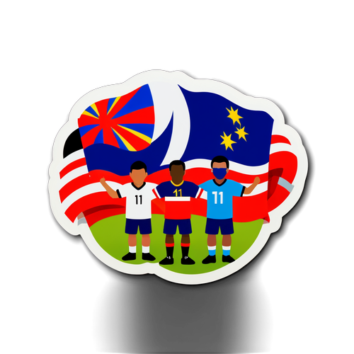 Stiker Merayakan Pertandingan Thailand vs Malaysia