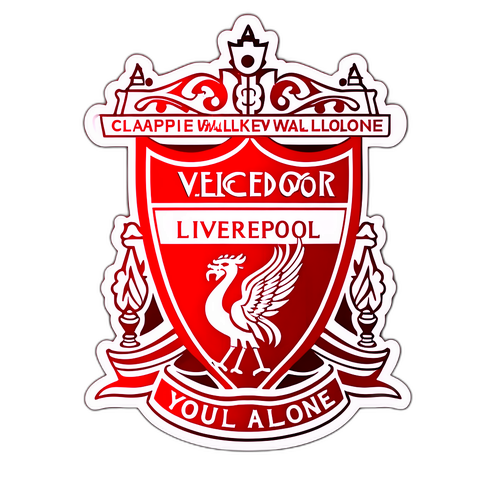Liverpoolin "You’ll Never Walk Alone" -tarran elegantti typografia