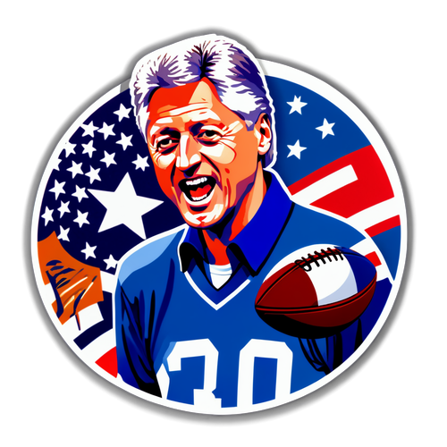 Relive the Glory Days: Bill Clinton and Football Fever – A Presidential Nostalgia!}