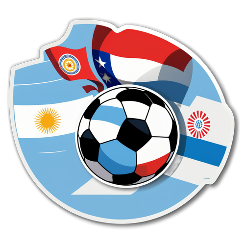 Bendera Argentina dan Paraguay Bersatu! Siapa yang Menang dalam Pertarungan Bola Sepak Ini?