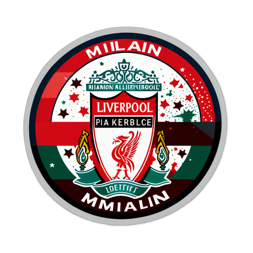 ¡Increíble fusión! El logo de Milán y Liverpool se unen con fuegos artificiales en una celebración histórica europea