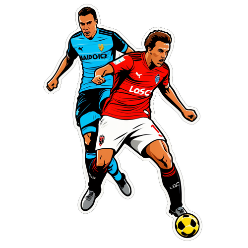 Sticker ya Kufanya Mchezo kutoka LOSC dhidi ya Marseille