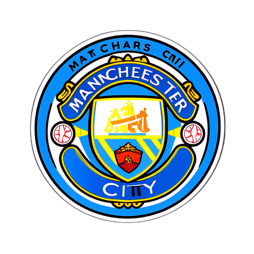 Sticker representando el logo del Manchester City